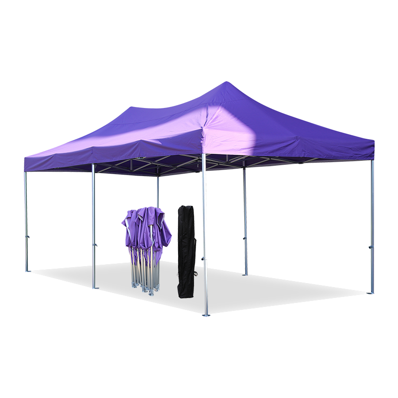 300g poliester PVC bersalut aluminium bingkai gazebo