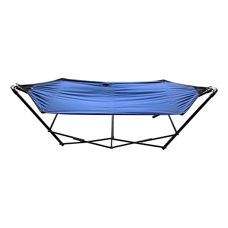 Bingkai Batu Berkhemah Lounge Lounge Portable Stand Stand W/Baw Blue