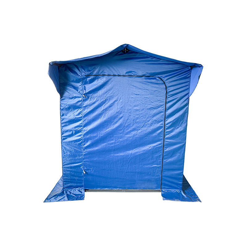 Siri Struktur Pro Tenda Lipat 50mm Aluminium + 4 Sisi Double PVC 520g/m² tarp untuk keperluan profesional atau penggunaan setiap hari biru