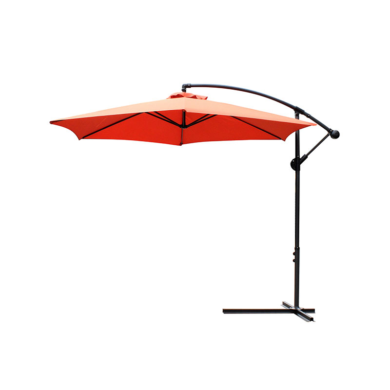 Hanging Umbrella Patio Sun Shade Offset Pasar Luaran dengan Pangkalan Salib