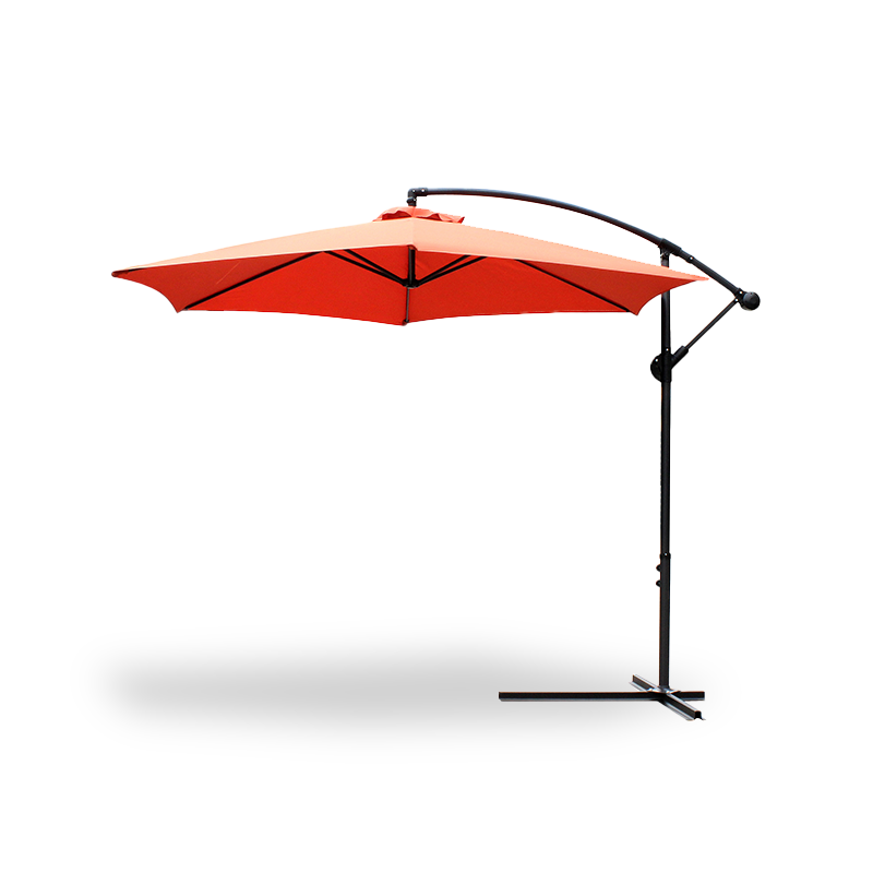 Hanging Umbrella Patio Sun Shade Offset Pasar Luaran dengan Pangkalan Salib